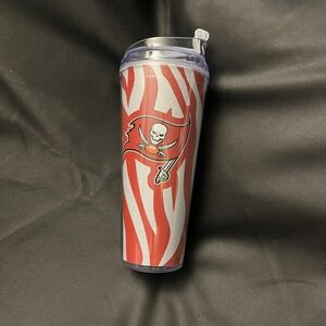 Rico Industries NFL Buccaneers NWOT Tumbler With Flexible Straw